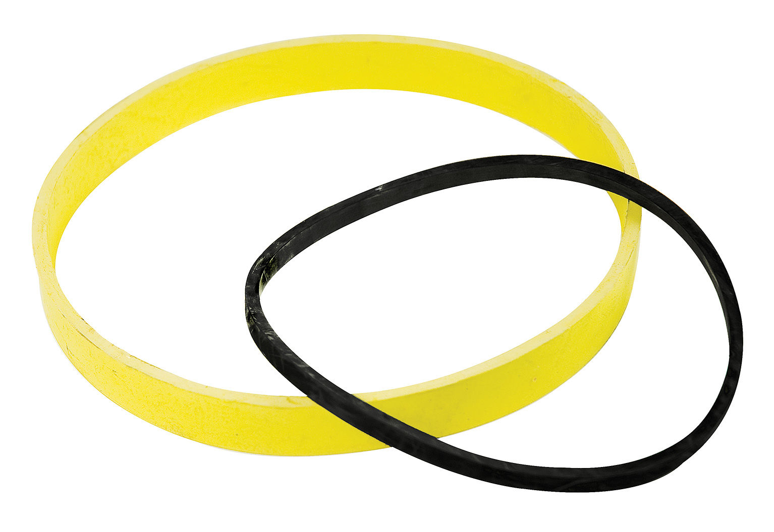 gele en zwarte silencer bands