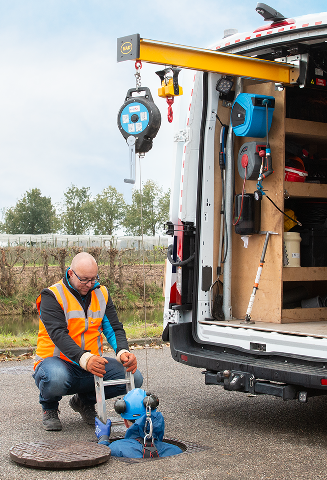 MAD EasyLoad, 1 persoon laden en lossen, eenvoudig, laadkraan, laadklep